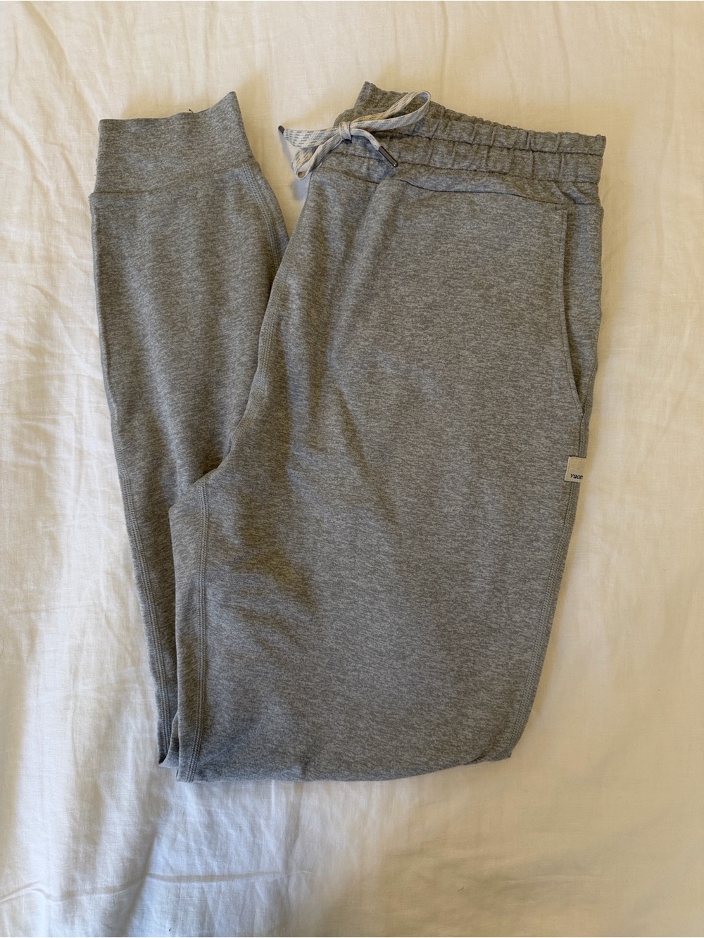 Vuori Pale Gray Heather Performance Joggers